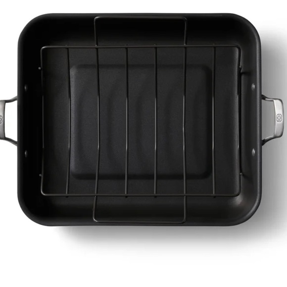 Kitchen Calphalon 16 In Nonstick Hard Anodized Aluminum Roasting Pan